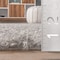 Nuloom Marlow Machine Washable Soft Shaggy Faux Sheepskin Area Rug 6ft x 9ft HJWT01B-609 - alternate 4